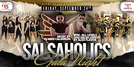 Salsaholics Gala Night primary image