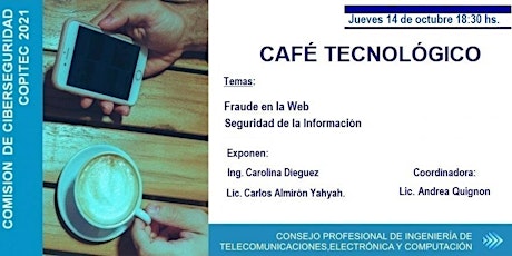 CAFE TECNOLÓGICO    I   COMISION DE CIBERSEGURIDAD