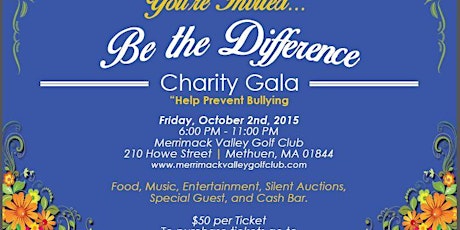 "Be the Difference"- Charitable Gala primary image