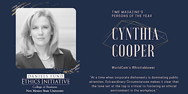 Guest Speaker: Cynthia Cooper