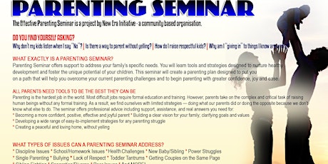 Effective Parenting Seminar primary image