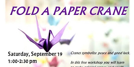 Paper Crane Folding primary image