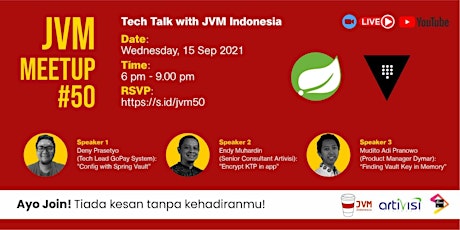Hauptbild für JVM Meetup #50 : Tech Talk with JVM Indonesia