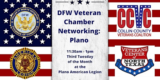 Networking with DFW Veterans Chamber & Collin County Veterans Coalition