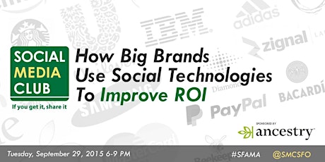 How Big Brands Use Social Technologies To Improve ROI primary image