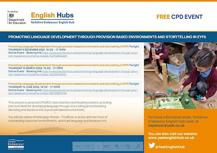 Promoting Language Development through provision based environments image