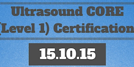 Ultrasound CORE (Level 1) Certification Assessment primary image