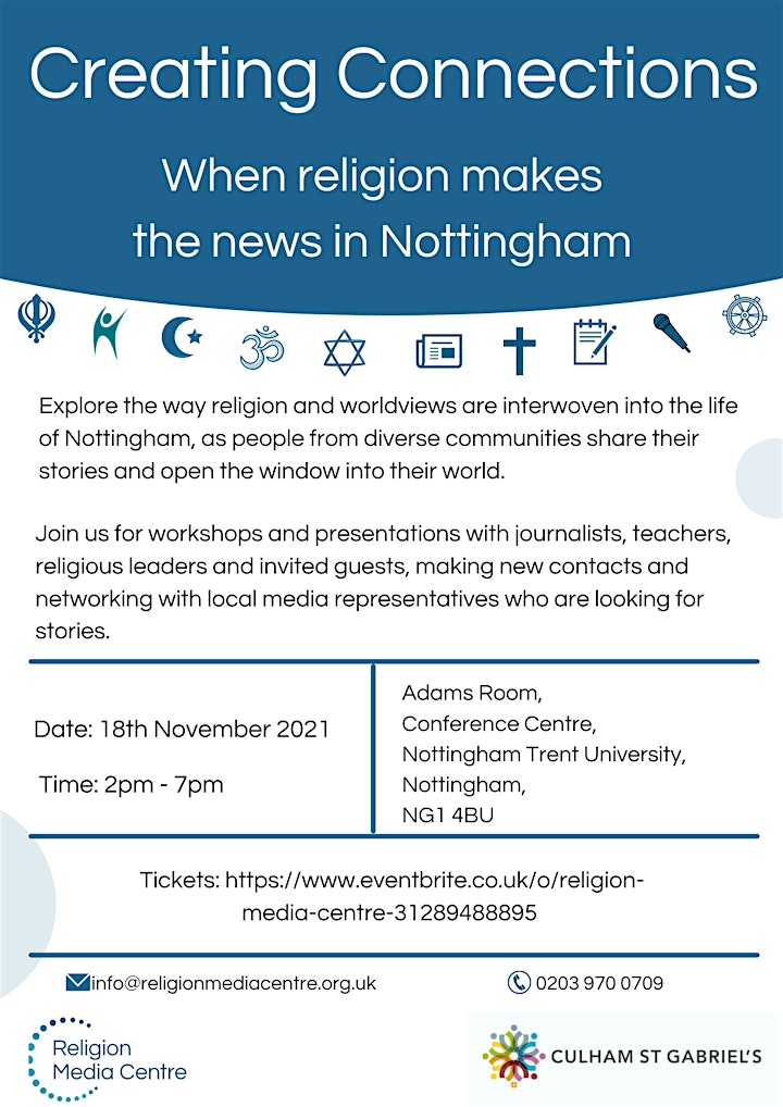 Creating Connections: When religion makes the news in Nottingham image