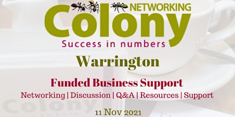 Colony Warrington - Networking and Speaker Event primary image