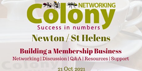Colony Newton & St Helens - Networking & Speaker Event primary image