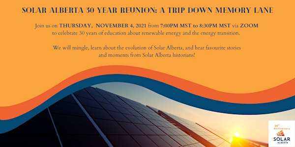 Solar Alberta's 30 Year Reunion: A Trip Down Memory Lane
