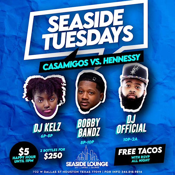 Seaside Tuesdays  “The Biggest $1 Happy Hour” image