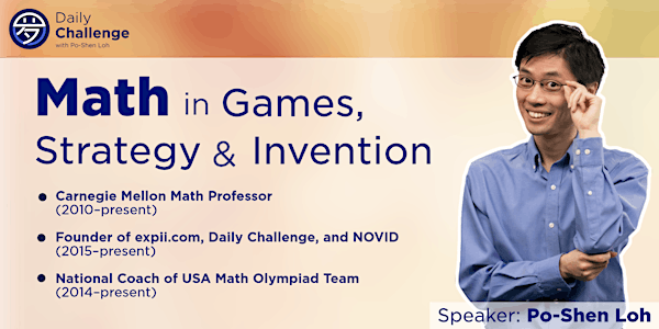 Math in Games, Strategy and Invention | Kansas City, KS | Sep 25, 2021