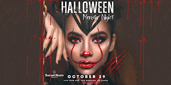 Halloween Monster Night 2021 // Sunset Room Hollywood
