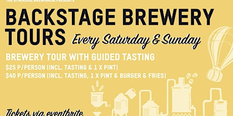 Backstage Brewery Tours tickets