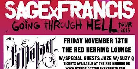 Sage Francis and B. Dolan at the Red Herring in Duluth MN Friday 11/13 primary image