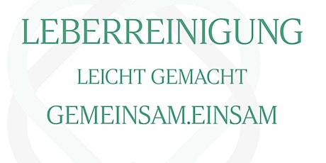 Hauptbild für Gemeinsame Leberreinigung - Herbstedition