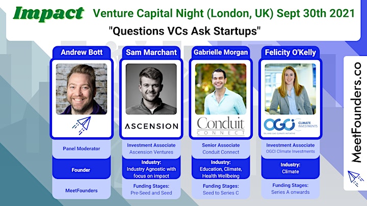 MeetFounders Impact Venture Capital Night [In-Person!] image
