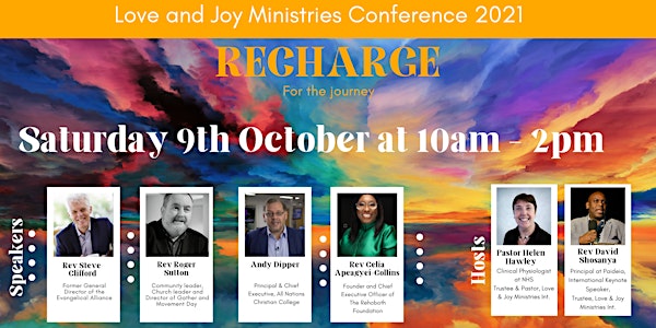 Love and Joy Ministries Conference 2021 - Recharge for the Journey