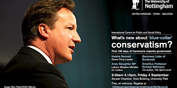 What's new about 'blue-collar conservatism'? 100 days of Cameron’s govt