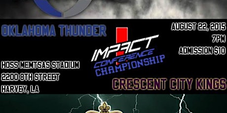 Crescent City Kings vs Oklahoma Thunder primary image