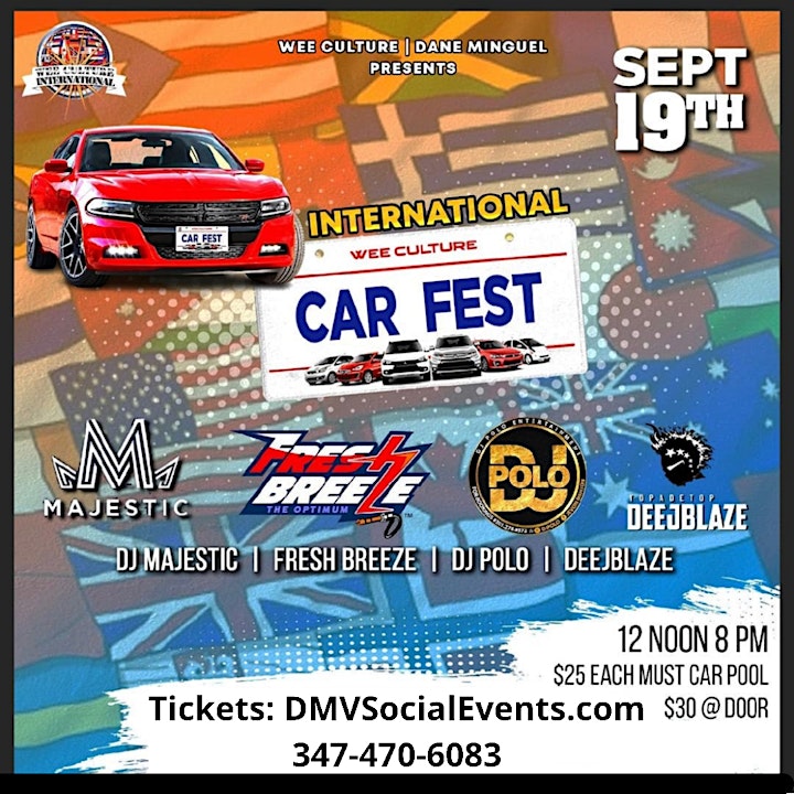 
		DMV Car Fest! Drinks, Food, Outdoor Fun!! image

