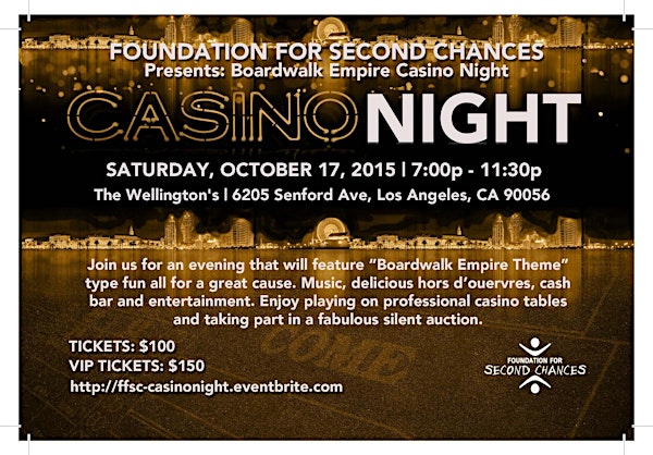 FFSC's Annual Casino Night Event “Boardwalk Empire"