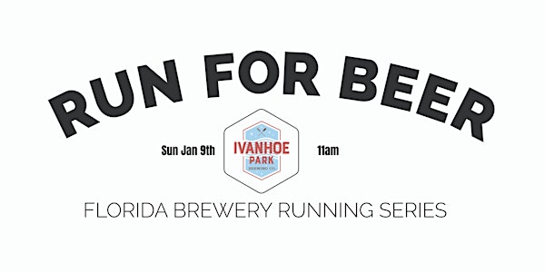 Beer Run - Ivanhoe Park Brewing Co | 2021-2022 FL Brewery Running Series