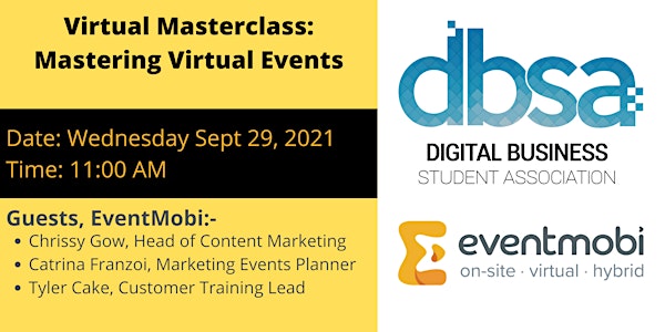 Virtual Masterclass: Mastering Virtual Events