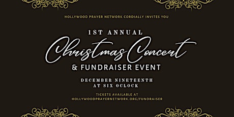 1st Annual Fundraiser Christmas Concert -