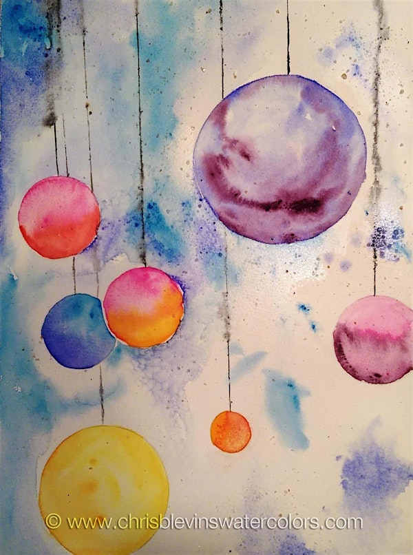 Wine and Watercolors with Chris Blevins – Ornaments