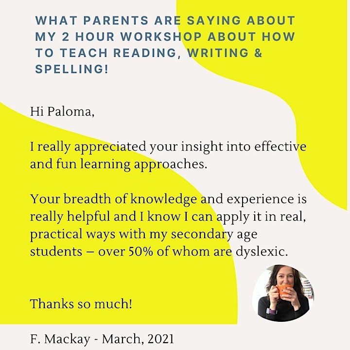 
		Dyslexia - How I SUCCESSFULLY teach reading, writing and spellings image
