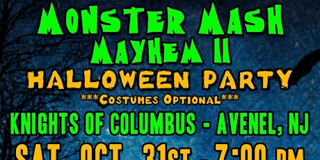 Monster Mash Mayhem II Halloween Costume Party primary image