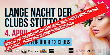 Die lange Nacht der Clubs Stuttgart Tickets