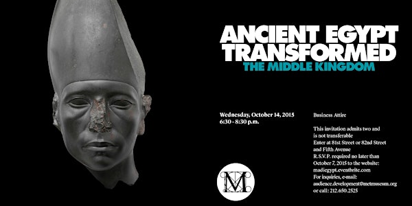 "Ancient Egypt Transformed: The Middle Kingdom" Viewing and Reception