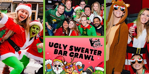 Imagen principal de Official Ugly Sweater Bar Crawl | Boston, MA - Bar Crawl LIVE!