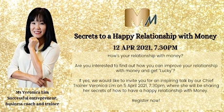 Secrets to a Happy Relationship with Money (Public Talk) primary image