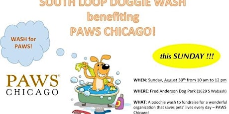 South Loop Doggie Wash benefiting Paws Chicago primary image