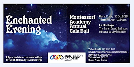 Montessori Academy Annual Gala Ball primary image