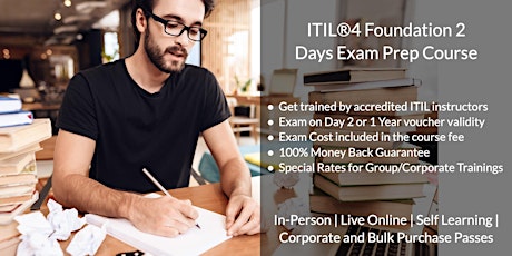 01/20 ITIL®4 Foundation 2 Days Certification Training in Boston tickets