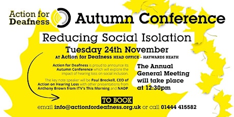 AFD Autumn Conference - Reducing Social Isolation primary image