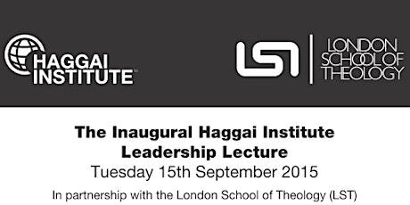 The Inaugural Haggai Institute Leadership Lecture primary image