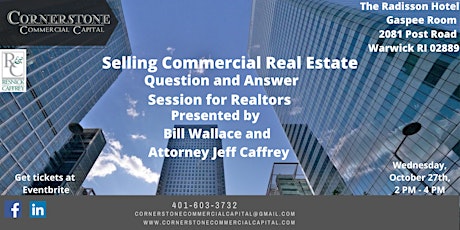 Selling Commercial Real Estate Question and Answer Session primary image