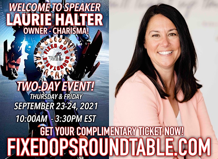 Ted Ings Presents FIXED OPS ROUNDTABLE: Transformers! 2-Day Virtual Event image
