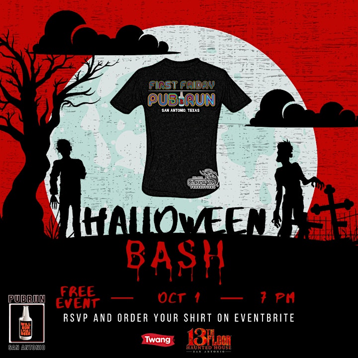 1st Friday Pub Run: Halloween Bash image