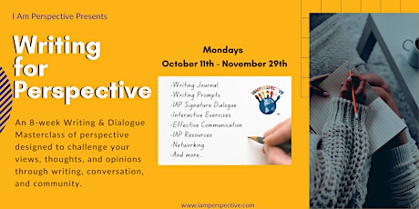 Writing Perspective Workshop Masterclass