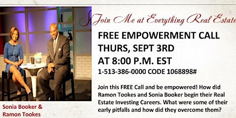 FREE EMPOWERMENT CALL - EVERYTHING REAL ESTATE TALKS! primary image