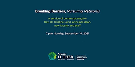 A service of commissioning for Rev. Dr. Kristine Lund, principal-dean primary image
