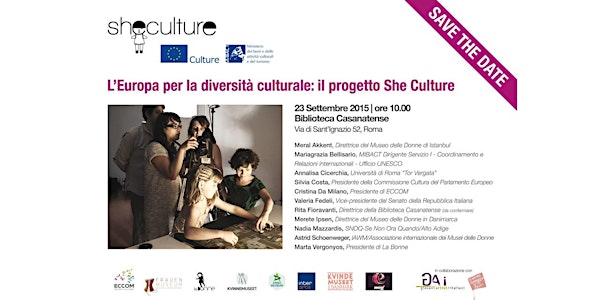 L’Europa per la diversità culturale: il progetto She Culture