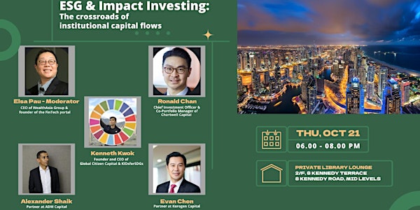PeppTalk - ESG & Impact Investing @ the crossroads of institutional capital